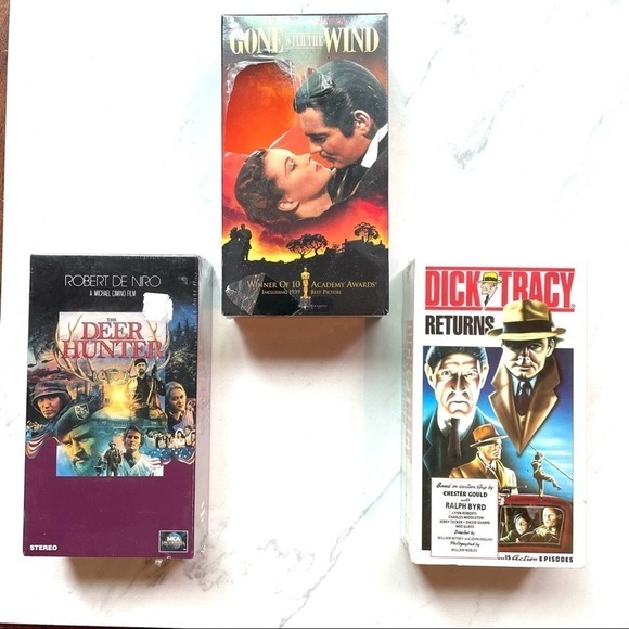 VHS Tape Box Set Bundle Gone with the Wind Vintage - Picture 1 of 7